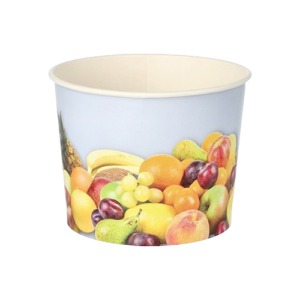 Eisbecher, Pappe rund, „Früchte“ 500 ml Ø 11 cm · 8,3 cm 500 Stk (0,16€/Stk)