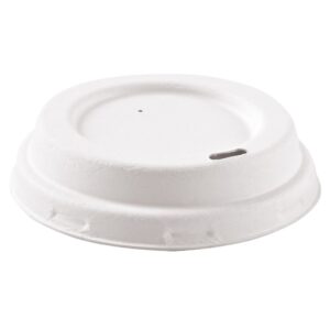 Deckel mit Trinköffnung Zuckerrohr 8 & 9 cm Ø 1000Stk, ab 0,07€ / Stk