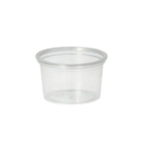 Portionsbecher, PP rund, transparent 30 ml Ø 4,6 cm · 2,8 cm, 1000 Stk ( 0,02€/Stk )