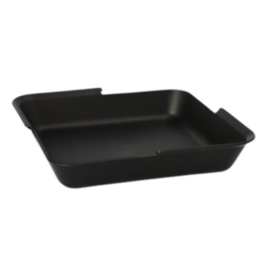 Mehrweg-Schalen eckig, schwarz 3 cm x 15,6 cm x 15,6 cm, 96 Stk (1,95€/Stk)