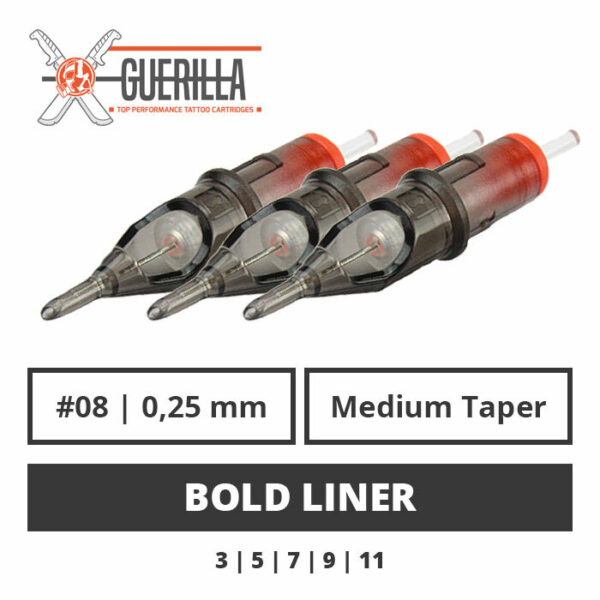 Guerilla Cartridges - Bold Liner - 20 Stück