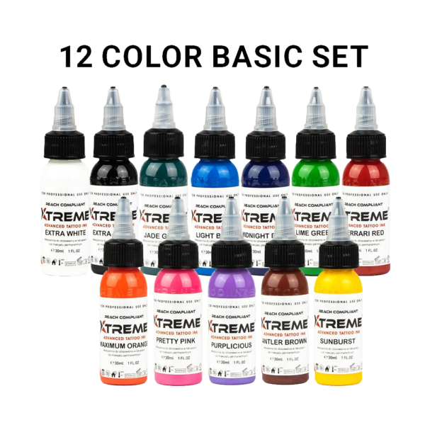 Xtreme Ink - 12 Color Set - 12 x 30ml