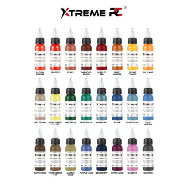 Xtreme Ink - Color Set - 24x 30ml - Image 2