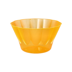 Eis- und Dessertschale PS rund, orange 500 ml Ø 13 cm · 7,5 cm 200 Stk (0,26€/Stk)
