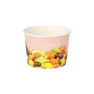 Eisbecher Pappe rund, „Früchte“ 150 ml Ø 7,7 cm · 5,5 cm 1800 Stk (0,09€/Stk)