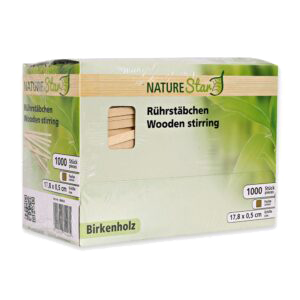 Rührstäbchen Holz Birkenholz |14 &17,8 cm 10.000Stk,ab 0,03€/10 St – Bild 4