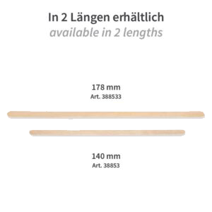 Rührstäbchen Holz Birkenholz |14 &17,8 cm 10.000Stk,ab 0,03€/10 St – Bild 2