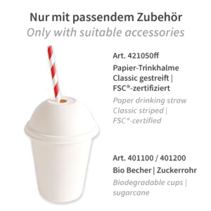 Bio Domdeckel Zuckerrohr  1000Stück, ab 0,04€/ Stk – Bild 7