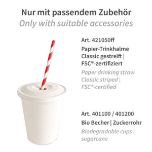 Bio Deckel Zuckerrohr  1000Stk, ab 0,05€ / Stk – Bild 4