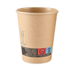 Bio Kaffeebecher Kraft Kraftpapier/PE, FSC®-Mix 1000Stk, ab 0,04€ / Stk – Bild 2