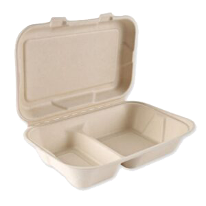 Bio Menüboxen2-geteilt 245 x 160 x 62 mm 250 Stk, (0,21€/Stk) – Bild 4