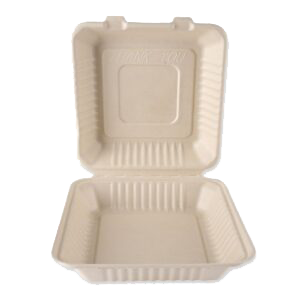 Bio Menüboxen  230 x 230 x 85 mm 250 Stk, (0,27€/Stk) – Bild 2