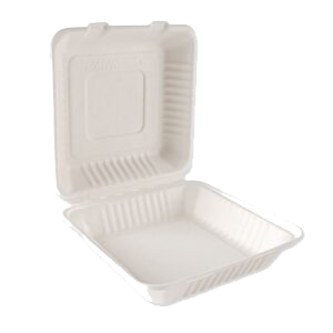 Bio Menüboxen  230 x 230 x 85 mm 250 Stk, (0,27€/Stk) – Bild 5