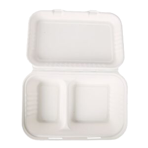 Bio Menüboxen2-geteilt 245 x 160 x 62 mm 250 Stk, (0,21€/Stk) – Bild 6