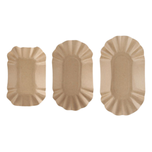 Bio Pappschalen, oval, Kraftpapier, FSC®-Mix, ab 0,07€ pro Stk – Bild 4