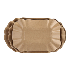 Bio Pappschalen, oval, Kraftpapier, FSC®-Mix, ab 0,07€ pro Stk – Bild 3