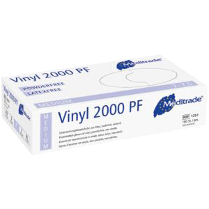 Meditrade® Vinyl 2000 PF Untersuchungshandschuh