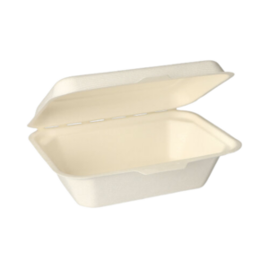 Menübox, Zuckerrohr „pure“ ungeteilt 6 x 18 x 12,5 cm, 125 Stk, (0,15€/Stk)