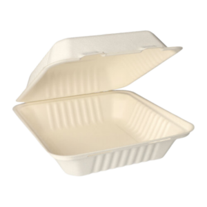 Menübox, Zuckerrohr „pure“ ungeteilt 7,7 cm x 20 cm x 22 cm, 125 Stk, (0,31€/Stk)