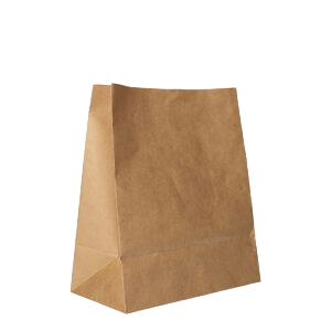 Blockbodenbeutel Kraftpapier, braun 22 cm x 18,5 cm x 9,7 cm 500 Stk, (0,15€/Stk)