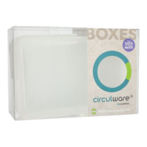 Deckel Mehrweg-Schalen eckig, transparent 2,5 cm x 15,6 cm x 23,4 cm, 72 Stk (2,99€/Stk) – Bild 2