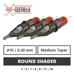 Guerilla Cartridges – Round Shader – 20 Stück