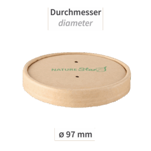 Bio Deckel für Suppenbecher Minestrone