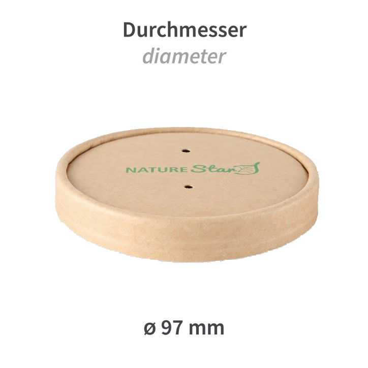 Bio Deckel für Suppenbecher Minestrone